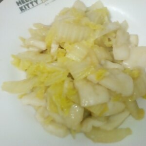 はんぺんと白菜の煮物